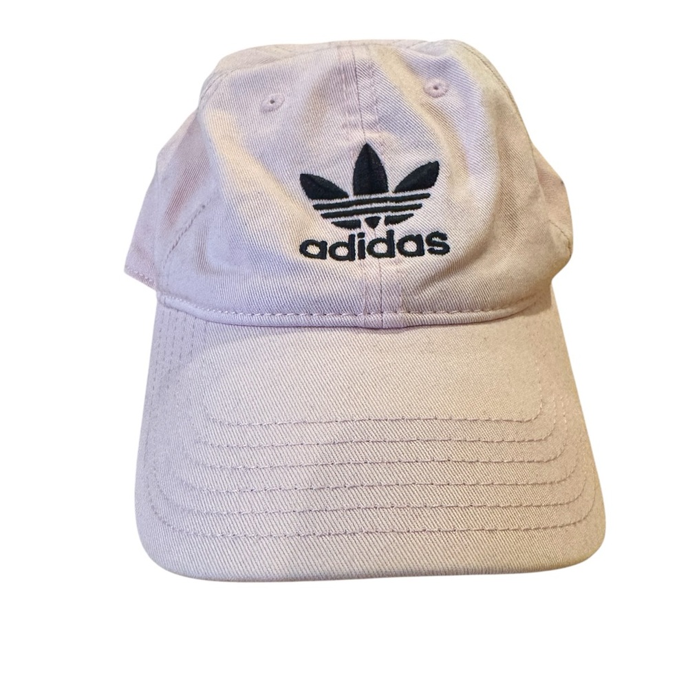 adidas Peach Pink Trefoil Cap with Black Trim